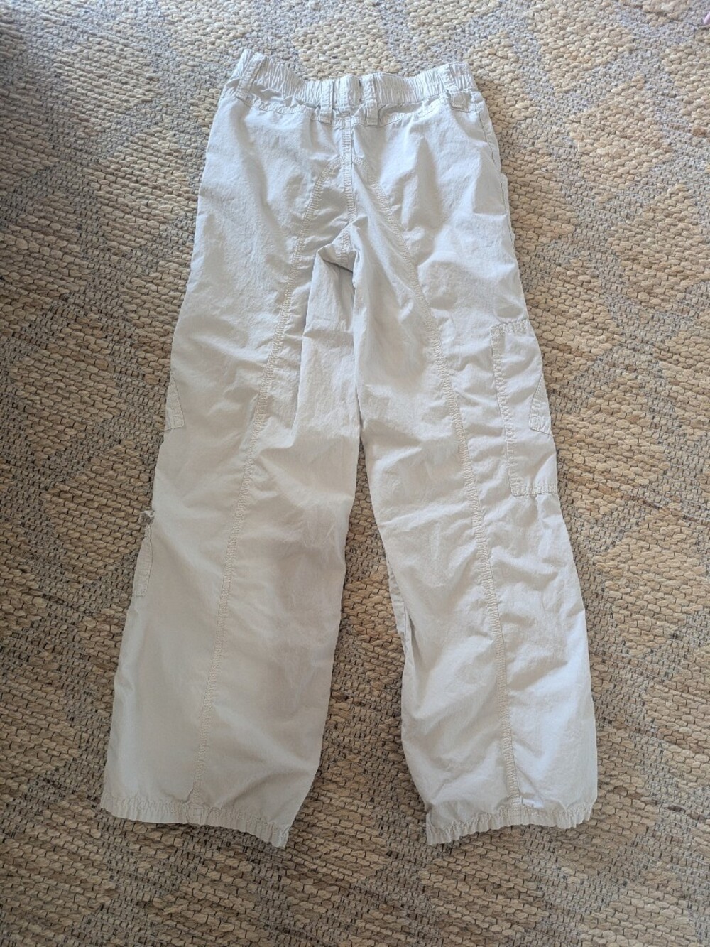 BDG Urban Outfitters Women’s Cream Y2K Cargo Pants Low Rise XS Cotton Blend - Picture 5 of 11